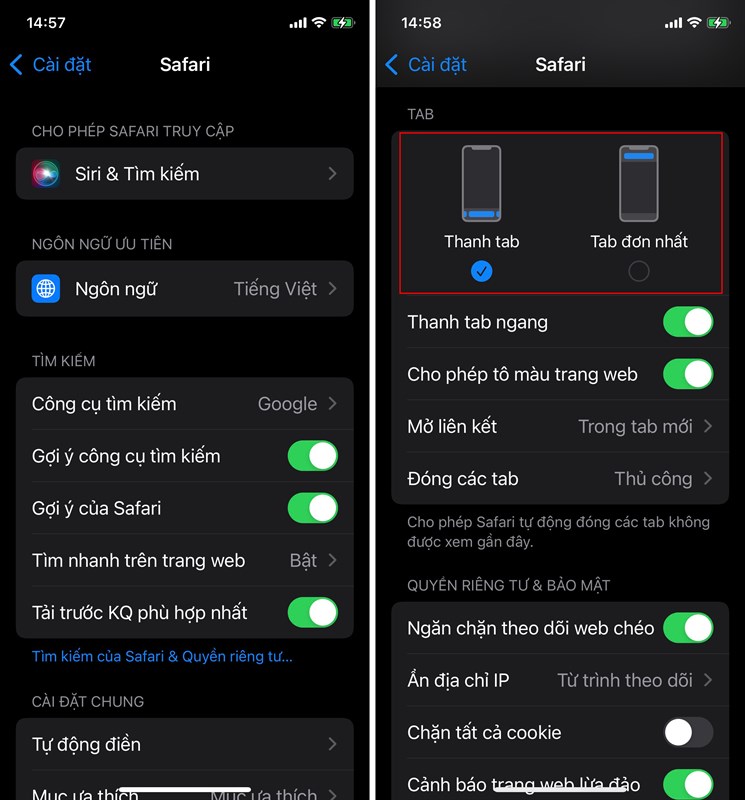 cách thay đổi vị trí thanh địa chỉ trong Safari iOS 15 cách thay đổi vị trí thanh địa chỉ trong Safari iOS 15