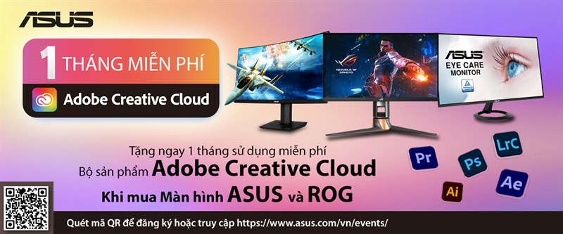 Adobe Creative Cloud 1 tháng miễn phí Adobe Creative Cloud 1 tháng miễn phí
