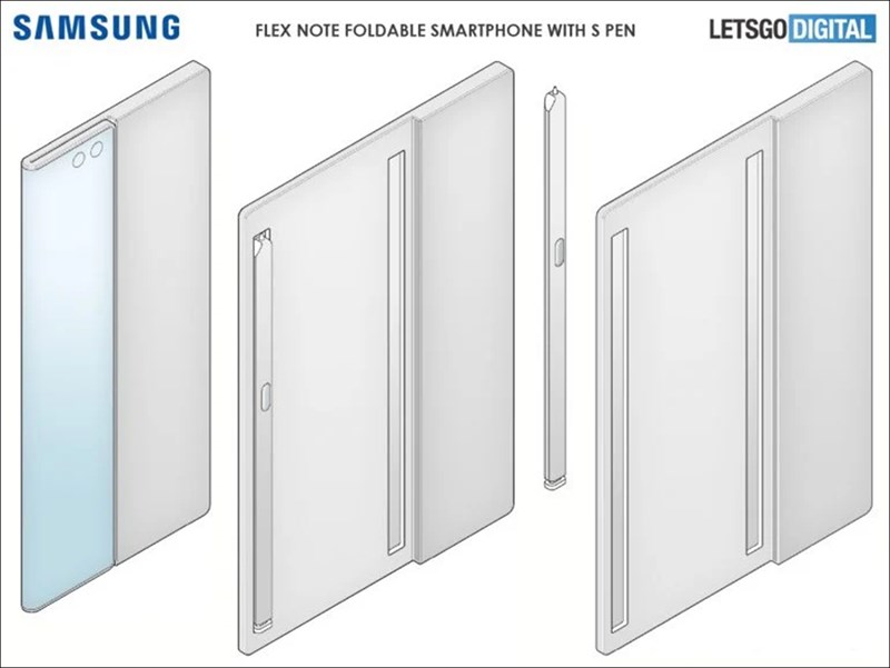 galaxy flex note, điện thoại màn hình gập, điện thoại samsung, dòng note, samsung galaxy