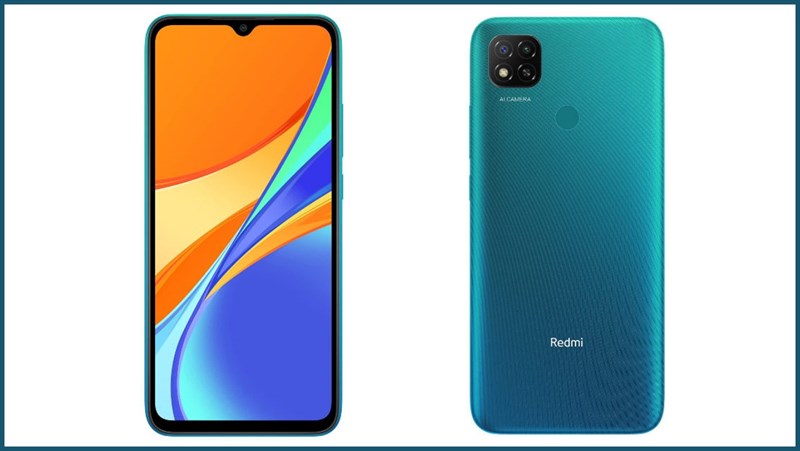 Mặt trước và sau của Redmi 9 Activ