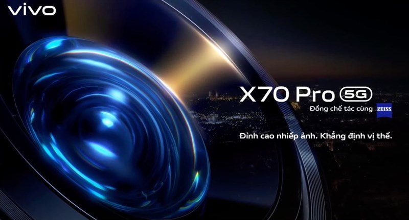 Vivo X70 Pro đồng chế tác cùng ZEISS