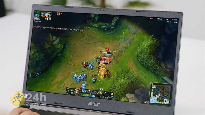 Cấu hình Acer Aspire 7 có thể dư sức chiến được nhiều game phổ biến hiện nay.