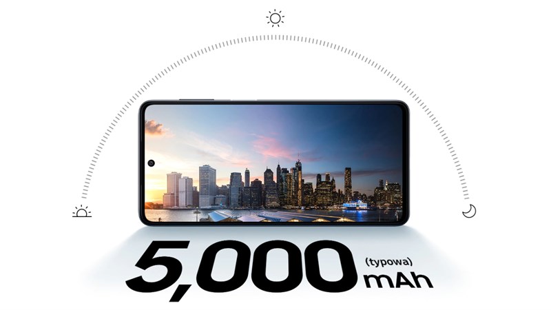 Samsung Galaxy M52 5G được trang bị viên pin 5.000 mAh Samsung Galaxy M52 5G được trang bị viên pin 5.000 mAh