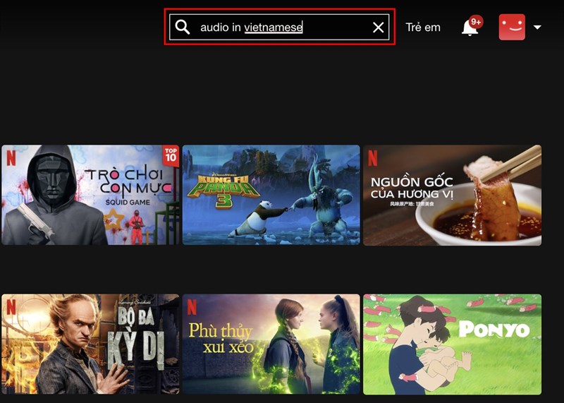 Cách tìm phim thuyết minh trên Netflix