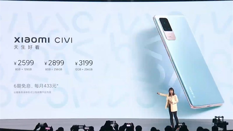 Xiaomi Civi có mức hợp lý Xiaomi Civi có mức hợp lý