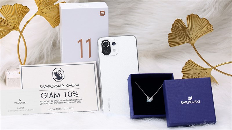 Xiaomi 11 Lite 5G NE Trắng Swarovski