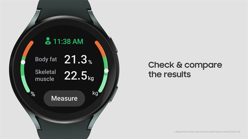 Cách dùng Galaxy Watch4 để phân tích thành phần cơ thể Cách dùng Galaxy Watch4 để phân tích thành phần cơ thể