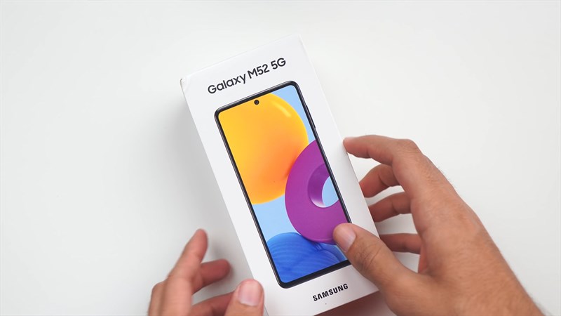 Hộp đựng của Samsung Galaxy M52 5G Hộp đựng của Samsung Galaxy M52 5G