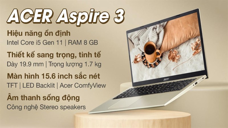 Laptop Acer Aspire 3 A315 58G 56HC i5