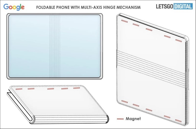 Bằng sáng chế Google Pixel Fold