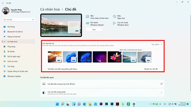 Tính năng mới Win 11