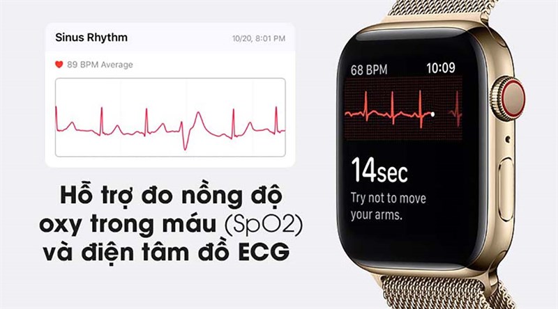 Apple Watch S6 LTE 40mm viền thép dây thép