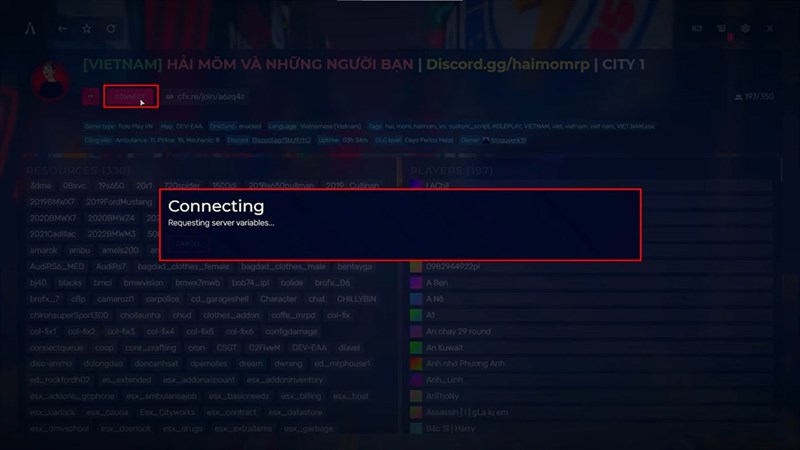 Hướng dẫn cách chơi GTA V Online bằng FiveM Hướng dẫn cách chơi GTA V Online bằng FiveM