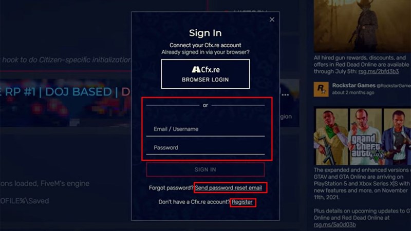 Hướng dẫn cách chơi GTA V Online bằng FiveM Hướng dẫn cách chơi GTA V Online bằng FiveM