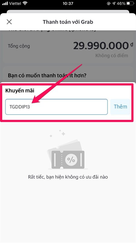 CÁC BƯỚC THANH TOÁN VÍ MOCA CHO IPHONE 13 CÁC BƯỚC THANH TOÁN VÍ MOCA CHO IPHONE 13