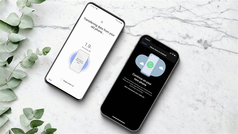 chuyển dữ liệu từ iPhone sang Samsung chuyển dữ liệu từ iPhone sang Samsung