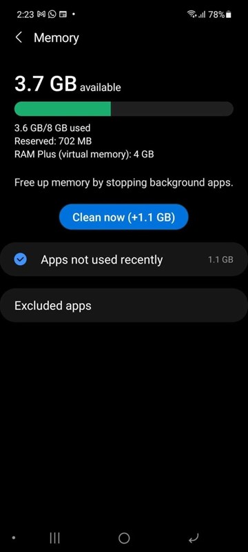 Tính năng RAM Plus đã xuất hiện trên Galaxy A52