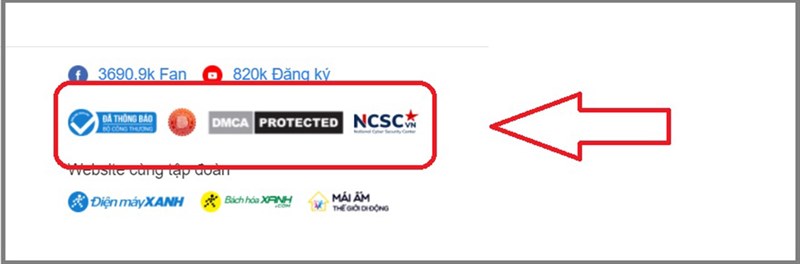 Loạt website thuộc Thế Giới Di Động đạt chứng nhận Tín nhiệm mạng Loạt website thuộc Thế Giới Di Động đạt chứng nhận Tín nhiệm mạng