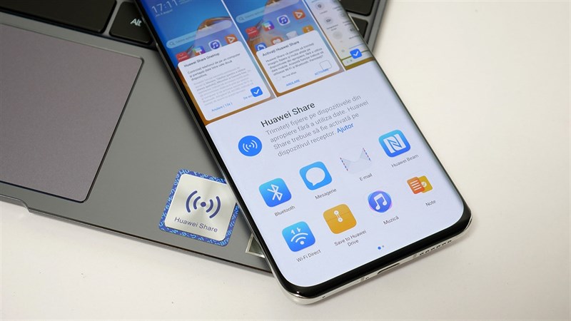 Cách kết nối Huawei Share với máy tính