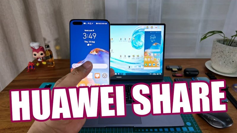 Cách kết nối Huawei Share với máy tính