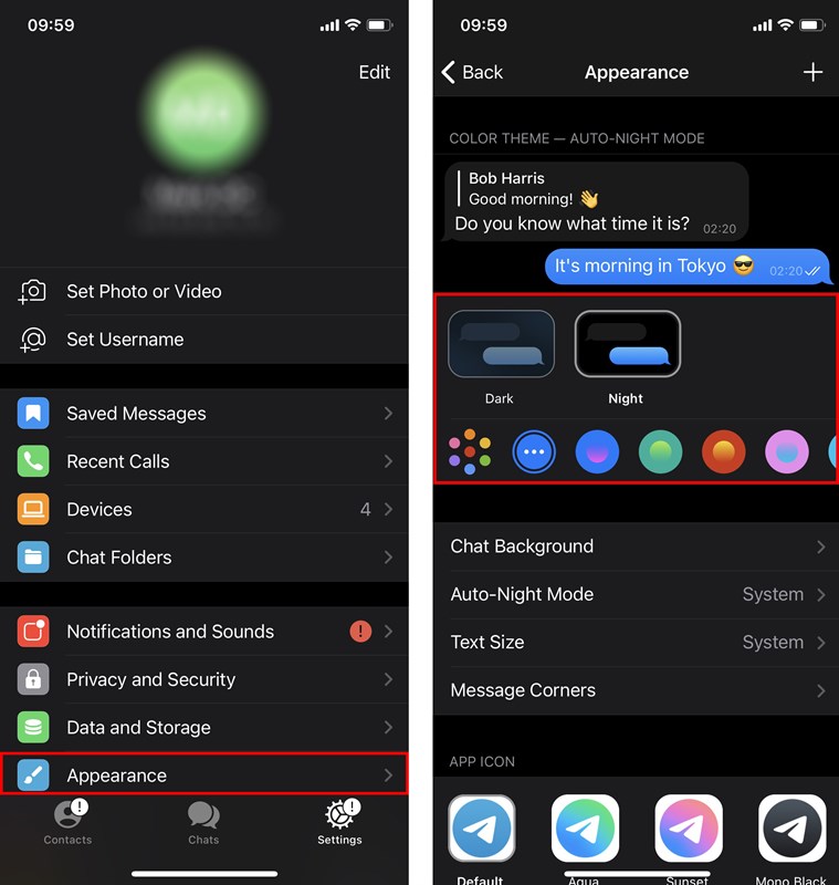 Cách đổi hình nền trên Telegram Cách đổi hình nền trên Telegram