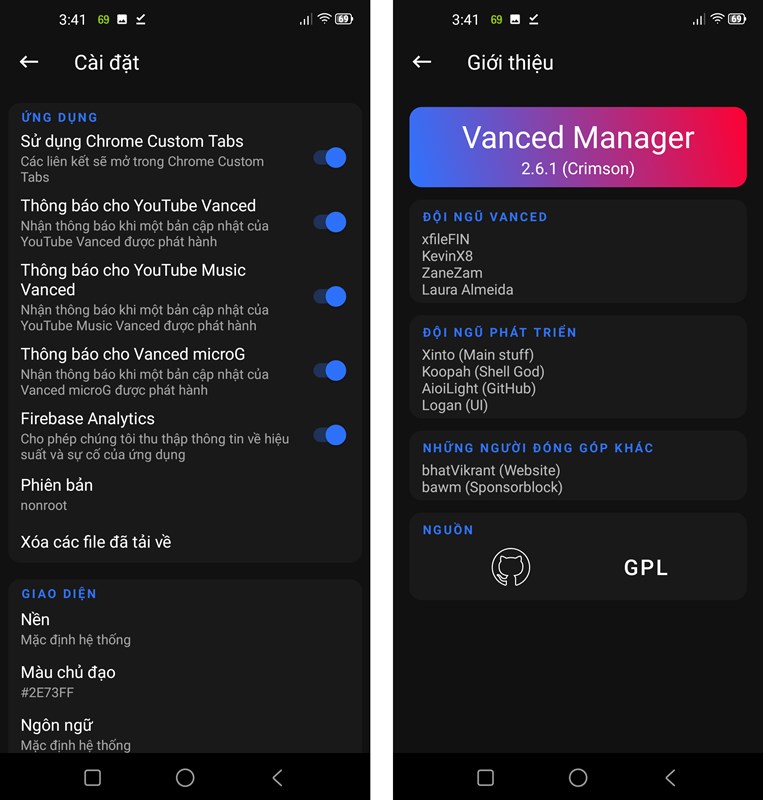 Cách tải Vanced Manager 2.6.1 mới Cách tải Vanced Manager 2.6.1 mới