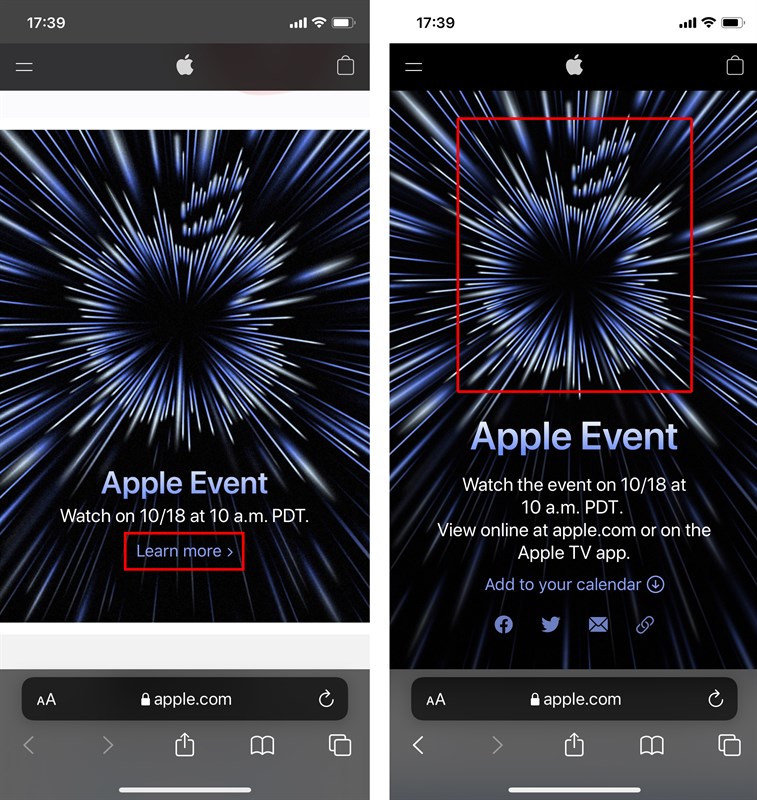 Cách tải hình nền sự kiện Apple Unleashed 18/10 Cách tải hình nền sự kiện Apple Unleashed 18/10