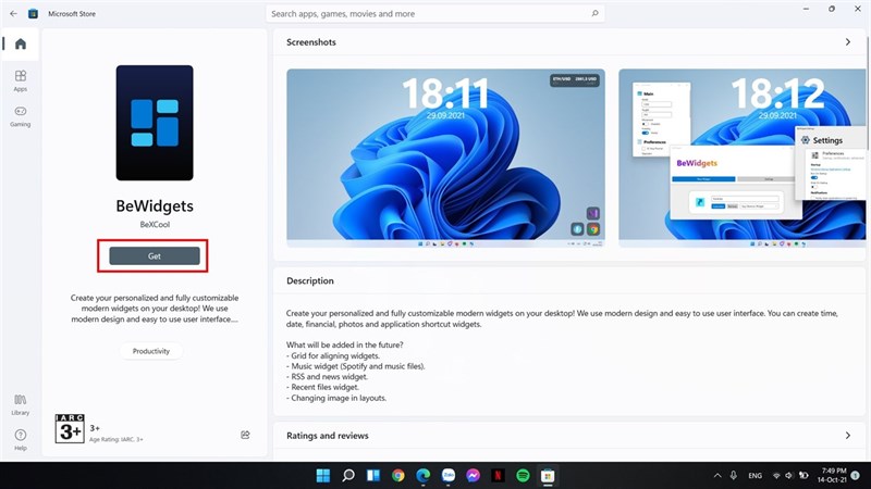 Cách hiển thị các widget đẹp mắt trên Windows 11