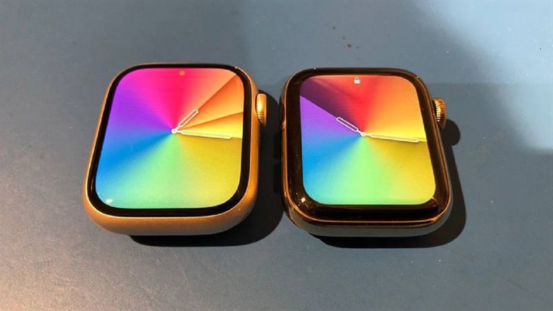 Đặt cạnh Apple Watch S7 và S6: Màn hình lớn thực sự, viền mỏng gấp đôi