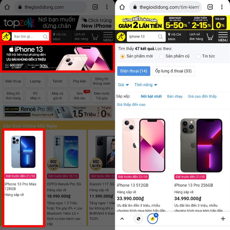 Đặt trước iPhone 13 Đặt trước iPhone 13