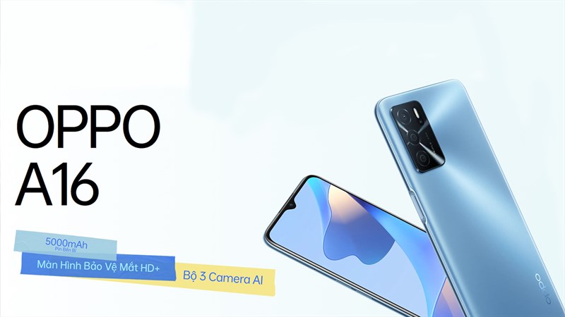 Chúng ta cùng tìm hiểu xem OPPO A16 có gì thú vị nhé