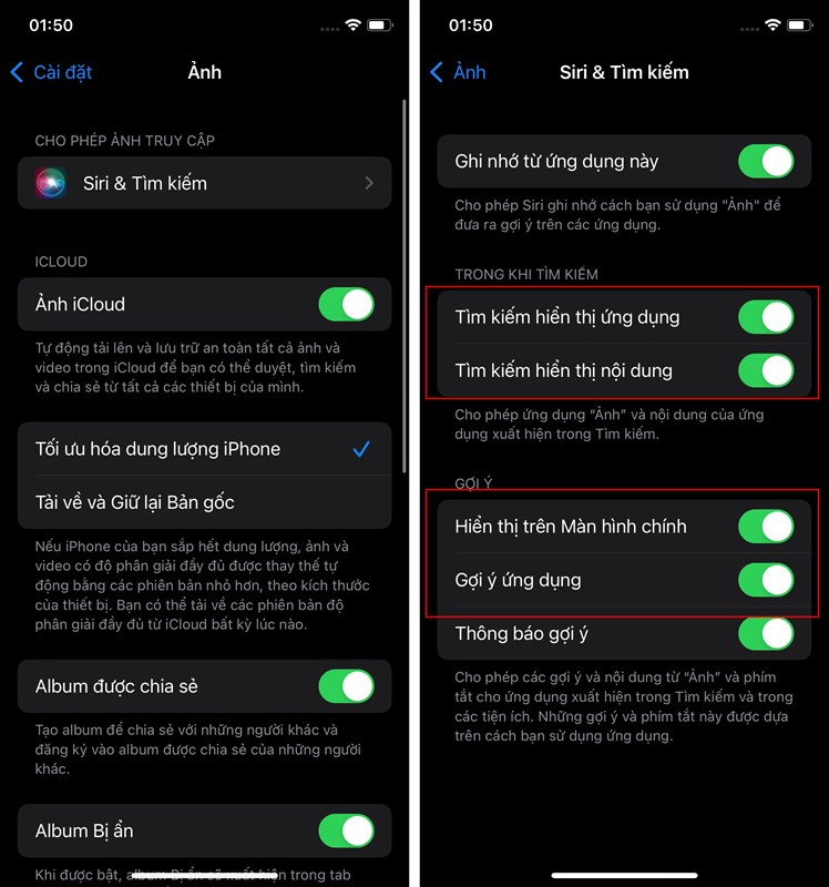 Cách tìm kiếm ảnh bằng Spotlight trên iPhone