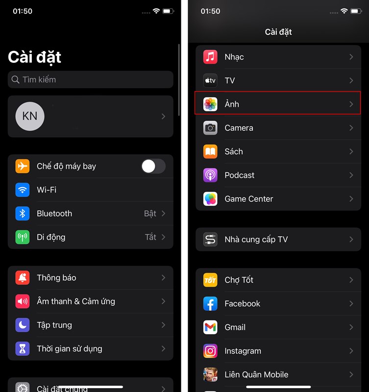 Cách tìm kiếm ảnh bằng Spotlight trên iPhone