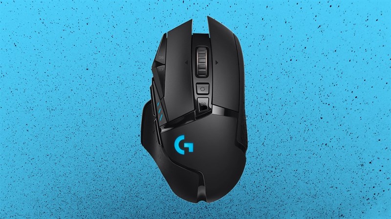 Logitech G502 Lightspeed được trang bị cảm biến quang học HERO 25K tiên tiến cho độ chính xác theo dõi tối đa.