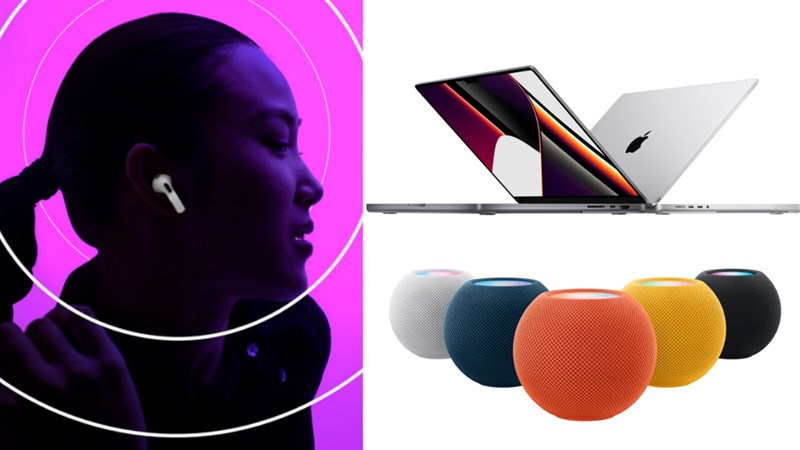 Cách trải nghiệm Macbook Pro 2021, AirPods 3 và HomePod mini mới bằng AR