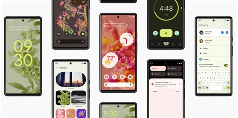 Android 12 đã có mặt trên dòng Pixel, điện thoại Android khác đợi nhé!
