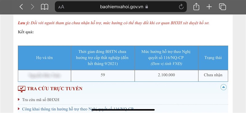 Cách tra cứu trợ cấp thất nghiệp trên Zalo Cách tra cứu trợ cấp thất nghiệp trên Zalo