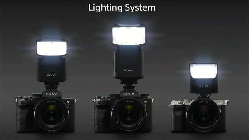 Đèn Flash trên Sony A7 IV