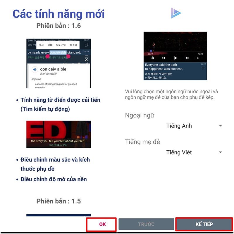 Cách xem phụ đề song ngữ trên YouTube bằng điện thoại