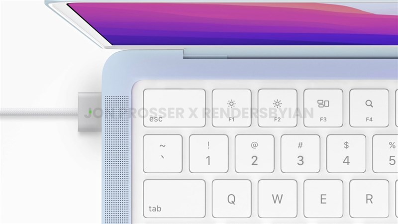 Hình ảnh render MacBook Air 2022 Hình ảnh render MacBook Air 2022