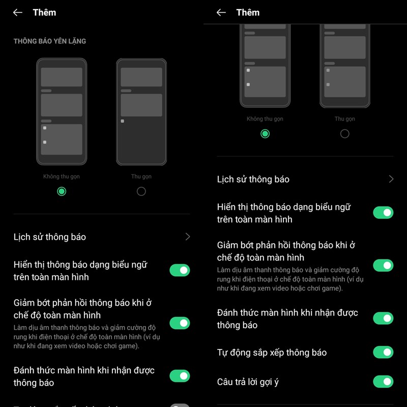 Cách tối ưu hóa thông báo trên OPPO A16 Cách tối ưu hóa thông báo trên OPPO A16