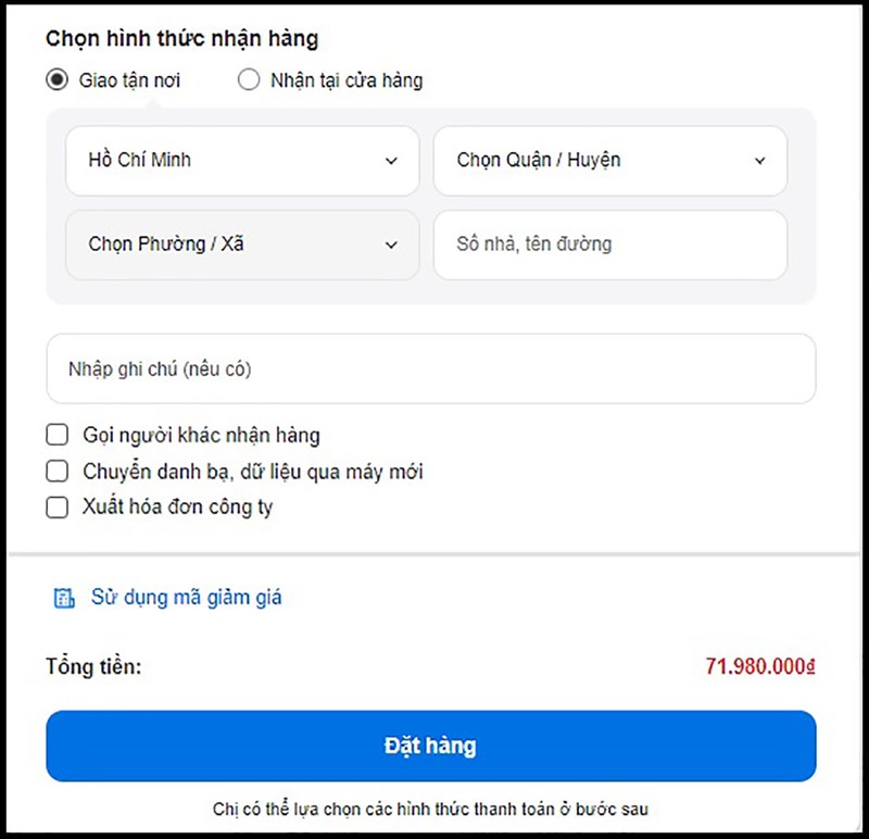 Cách mua hàng TopZone: Ngồi nhà vẫn sắm được hàng Táo chất lượng!