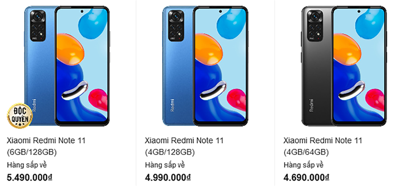 Hiện Thế Giới Di Động đang chuẩn bị về hàng Redmi Note 11 với mức giá cực hấp dẫn.