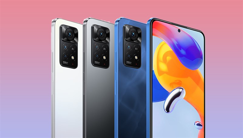 Các tùy chọn màu sắc của Redmi Note 11 Pro bản quốc tế. Nguồn: Xiaomi.