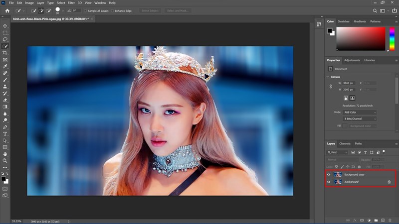 cách làm mờ phông nền bằng Photoshop cách làm mờ phông nền bằng Photoshop