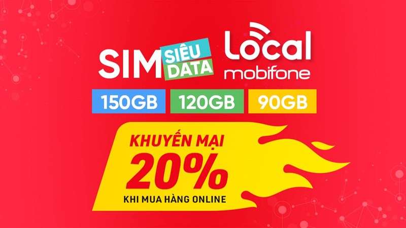 ƯU ĐÃI GIẢM 20% KHI MUA SIM LOCAL