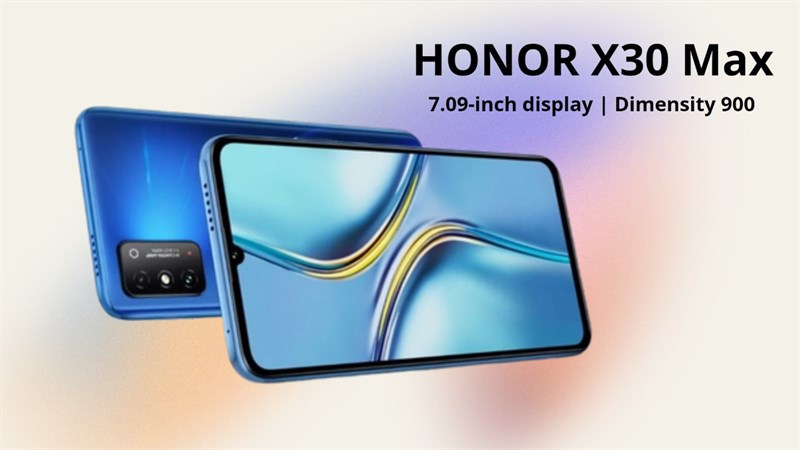 Honor X30 Max ra mắt với màn hình lớn