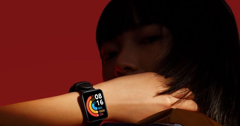 Redmi Watch 2 đeo trên tay