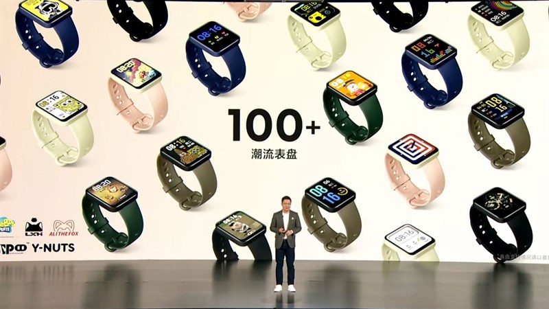 Redmi Watch 2 có 100 mặt đồng hồ