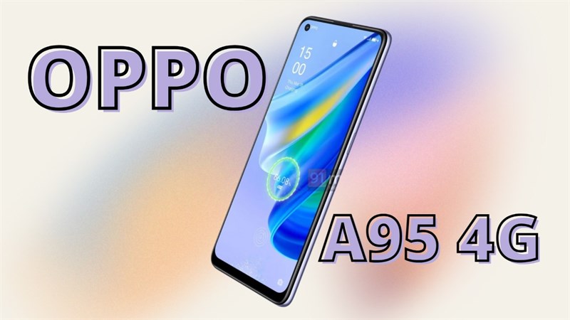 OPPO A95 rò rỉ ảnh render chính thức trước khi ra mắt